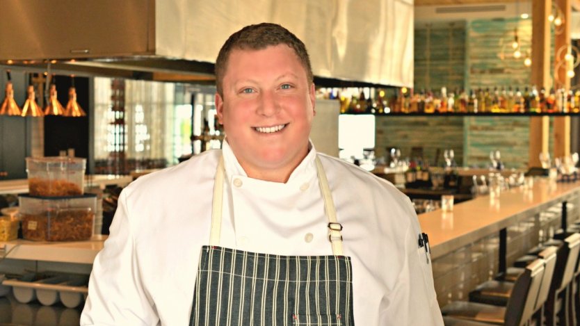 Image for Chef Jonathan Sobol's walnut-crusted pork tenderloin with Korean barbecue sauce