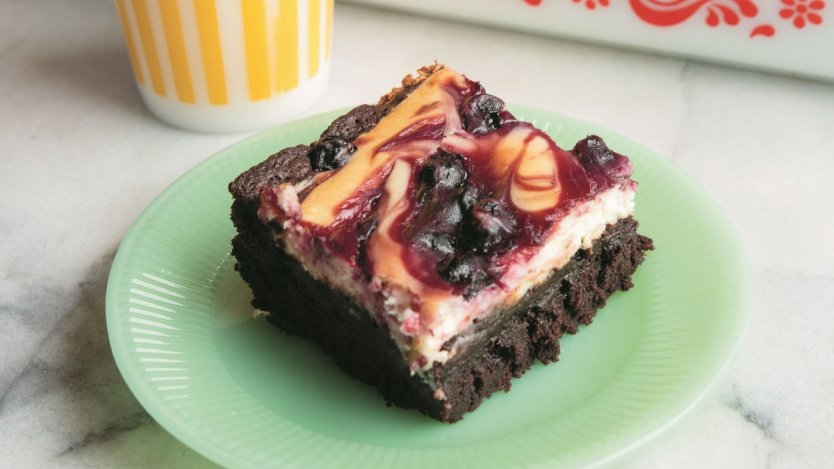 Image for Karlynn Johnston's saskatoon cheesecake brownies