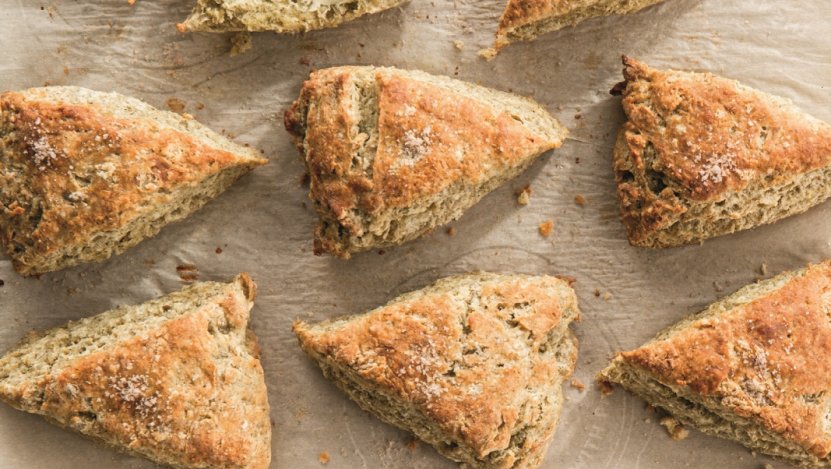 Kelp and smoked sea salt scones recipe from Lure cookbook | Eat North