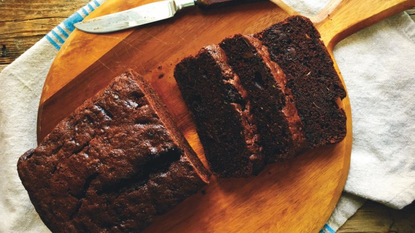 Image for Renee Kohlman's double chocolate zucchini olive oil bread
