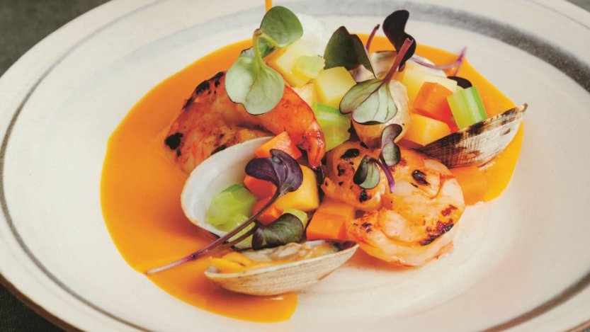 Image for Foreign Concept's kuri squash and seafood chowder
