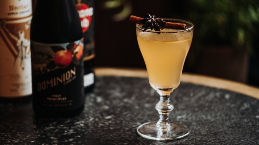 Image for Pourhouse's mulled cider with hot buttered tum
