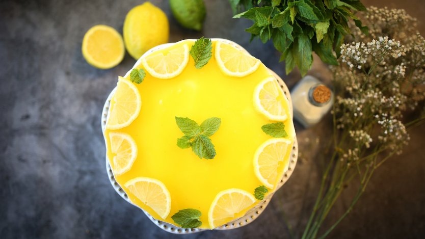 Image for No-bake Lemon Cheesecake recipe from the Cooking with Mamma Marzia cookbook