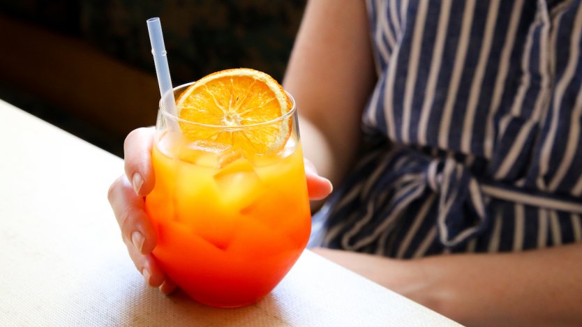 Photo provided. Image for Nuba's Beirut Sunset cocktail