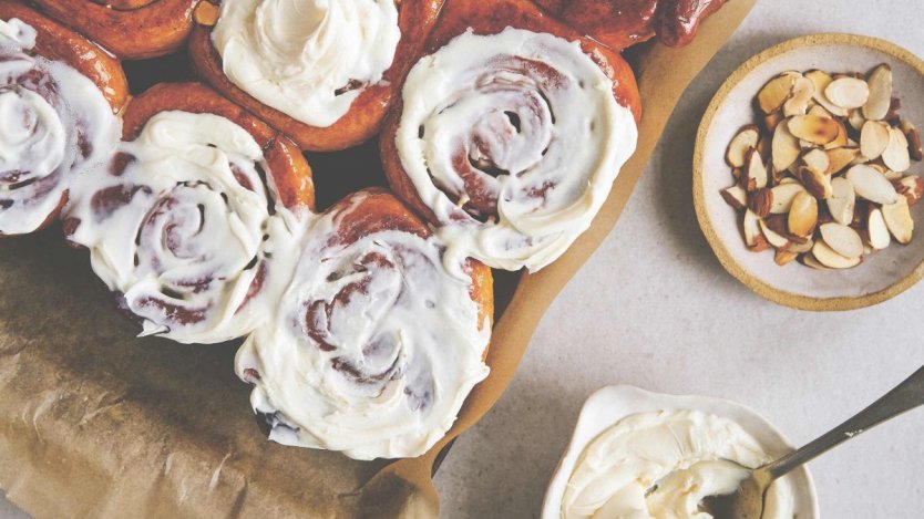 Image for Old Town Bakery's almond cinnamon buns
