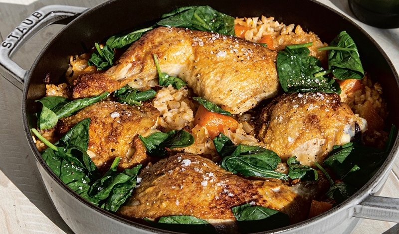 Image for One-pot baked risotto from the Conveniently Delicious cookbook