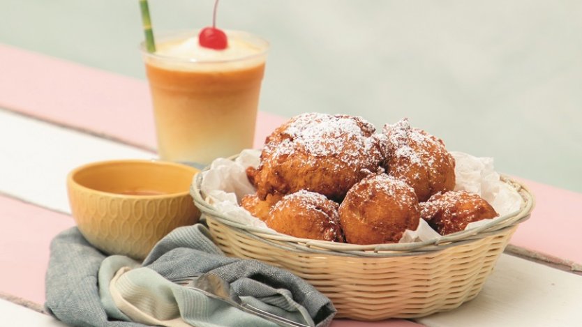 Image for Plantain beignets from chef Adrian Forte’s Yawd cookbook