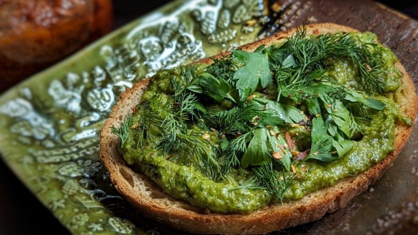 Image for Dan Clapson's delicious recipe for pesto toast inspired by Prague