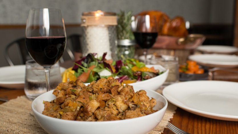 Image for Railtown Catering's dried apricot, chestnut and brioche bread stuffing