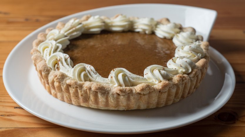 Image for Railtown Catering&#039;s pumpkin pie with Chantilly cream