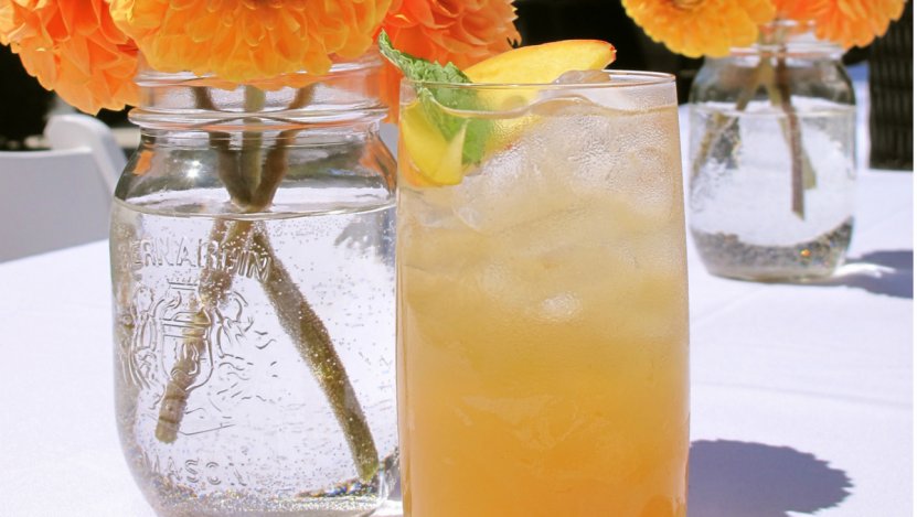 Peach tea punch photo by Lindsay Elliott. Peach tea punch photo by Lindsay Elliott.