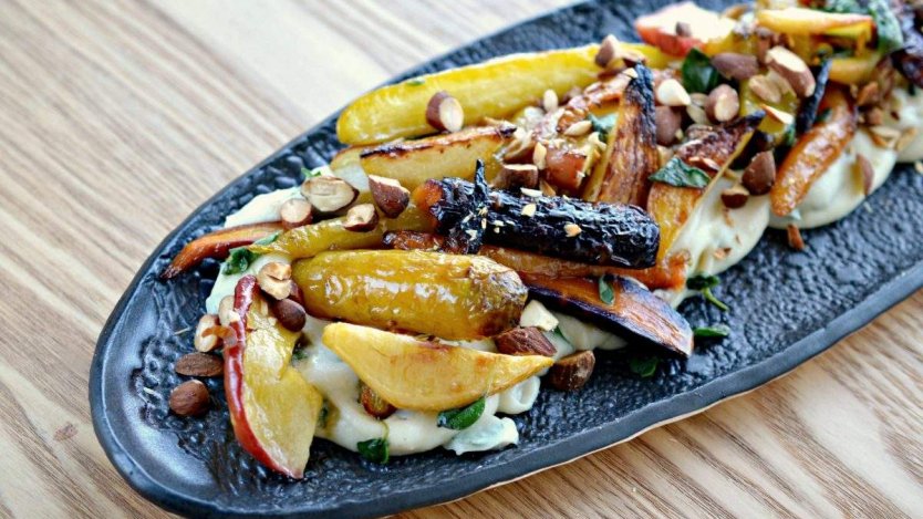 Image for Roasted root vegetables with maple oregano vinaigrette
