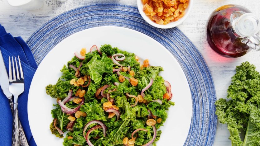 Image for Sautéed Kale with Golden Raisins & Onions