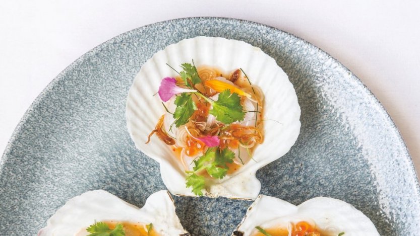 Image for Scallop Ceviche from Meanam cookbook