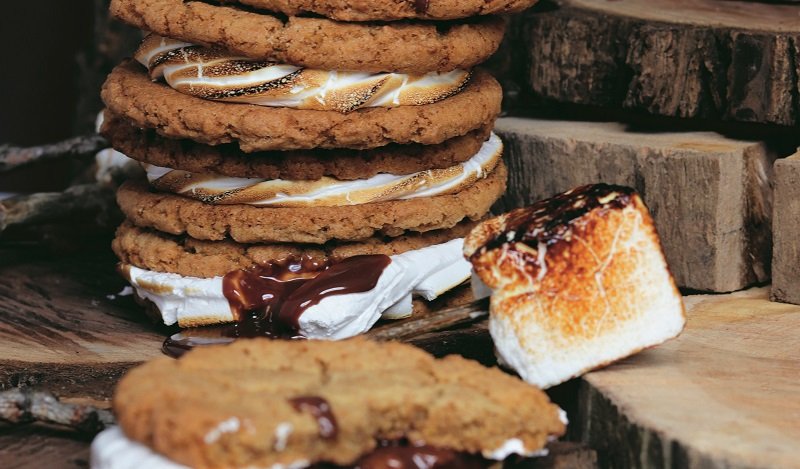 Image for S’mores sandwich cookies from the Cake and Loaf cookbook