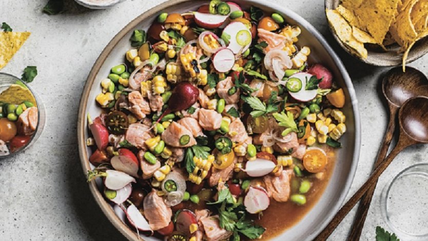 Image for Steelhead ceviche from the Caesar Country cookbook