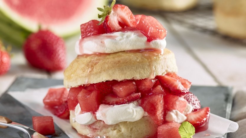 Image for Strawberry and watermelon shortcake