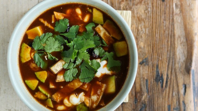 Tacofino torilla soup. Photo by Amy Ho. Tacofino torilla soup. Photo by Amy Ho.