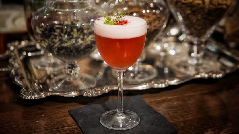 Image for Make it at Home: The Derrick’s Vibrance cocktail for Shake, Stir and Strainbow!