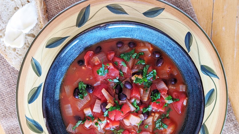 Image for Tomato and bean soup from the One Bowl at a Time cookbook