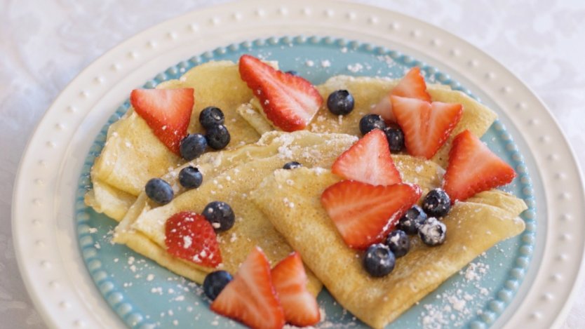 Long weekends call for crepes! Image for Twin Kennedy's vanilla berry crepes