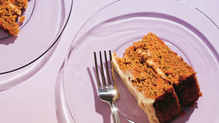 Image for Summer dessert recipe: Carrot cake with cashew icing from 'Plant Magic'