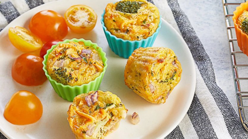 Image for Easy plant-based frittata bites