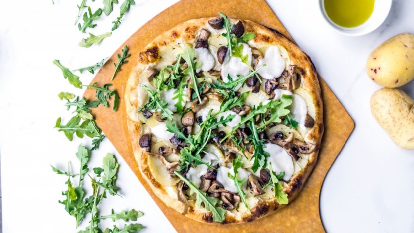 Image for Virtuous Pie&#039;s SuperFunghi pizza