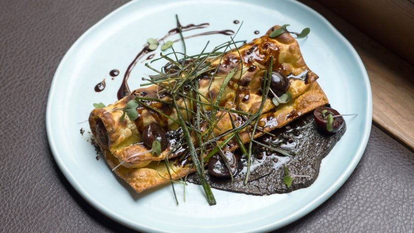 Wildebeest game lasagne. Photo by Jonathan Norton. Wildebeest game lasagne. Photo by Jonathan Norton.